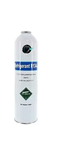 Botella gas refrigerante R-134a 1 kg