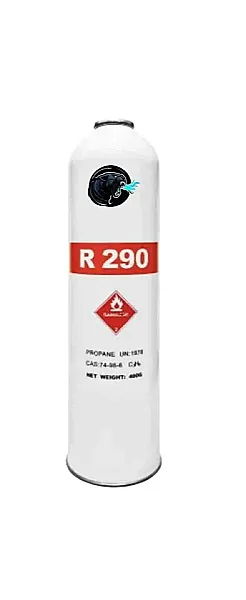 Botella gas refrigerante R-290 400 gr
