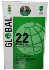 Bombona gas refrigerante R-22 13,6 kg Global
