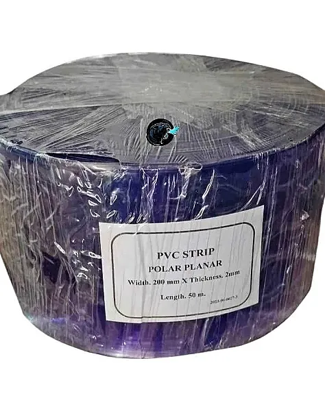 Cortina Lama PVC Strip Polar Planar 200 mm x 2 mm - Rollo 50 m