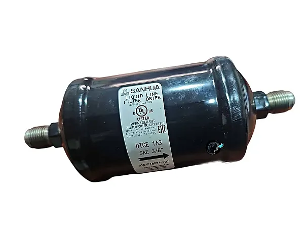 Filtro secador de línea de líquido Sanhua DTGE 163 SAE 3/8"