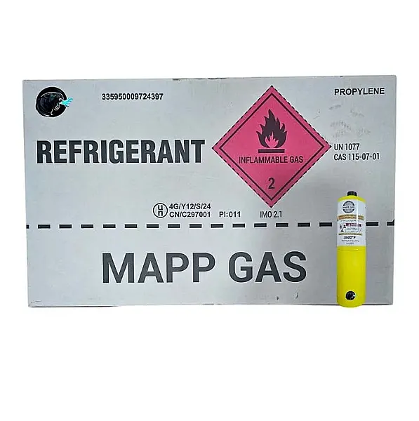 Caja de gas MAPP 12 unidades